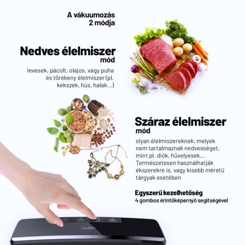 Lauben Vacuum Sealer VS01 - Vákuumfóliázó Lauben Vacuum Sealer VS01 - Vákuumfóliázó